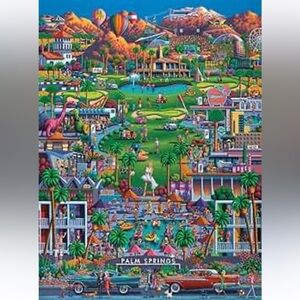Buffalo Games - Eric Dowdle - Palm Springs - 1000 Piece Jigsaw Puzzle for Adults